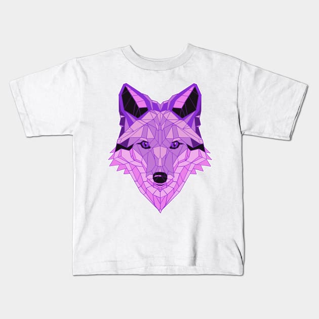 Vapor Fox Kids T-Shirt by aaallsmiles